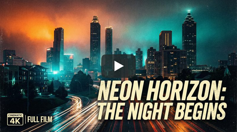 午夜大片城市夜景短片